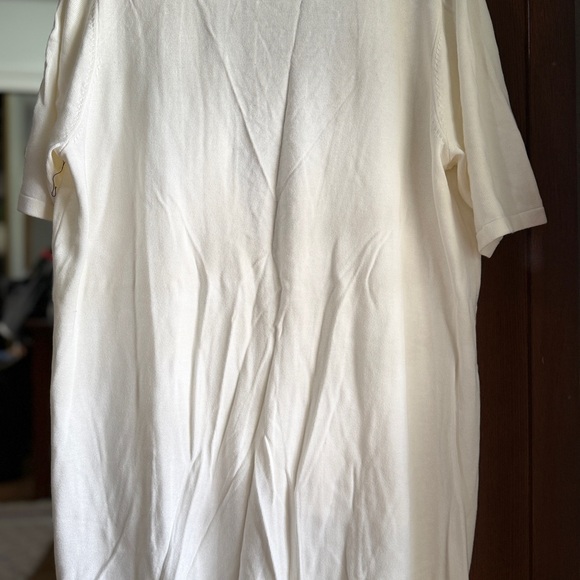 Joan Rivers Cream Open-Front Cardigan - Picture 3 of 3